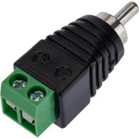 Разъем штекер RCA с клеммной колодкой