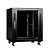 Cabeus SH-05C-12U60/60-BK Шкаф монтажный телекоммуникационный 19" напольный для распределительного и серверного оборудования 12U 600x600x730mm (ШхГхВ) передняя стеклянная и задняя сплошная металлическая двери, ручка с замком, цвет черный (RAL 9004)