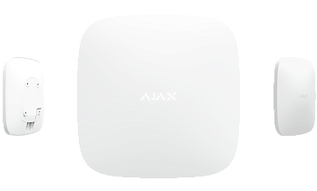 Ajax Hub Интеллектуальная централь системы безопасности c GSM и Ethernet (Белый)
