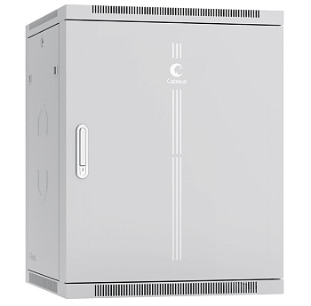 Cabeus SH-05F-15U60/60m Шкаф телекоммуникационный настенный 19" 15U 600x600x769mm (ШхГхВ) дверь металл