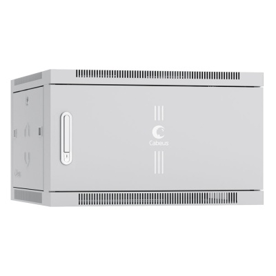 Cabeus SH-05F-6U60/60m Шкаф телекоммуникационный настенный 19" 6U 600x600x368mm (ШхГхВ) дверь металл