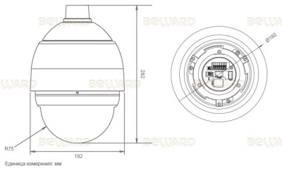BD134P Beward Поворотная (PTZ) IP-Видеокамера
