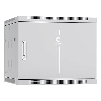 Cabeus SH-05F-9U60/35m Шкаф телекоммуникационный настенный 19" 9U 600x350x501mm (ШхГхВ) дверь металл