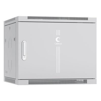 Cabeus SH-05F-9U60/35m Шкаф телекоммуникационный настенный 19" 9U 600x350x501mm (ШхГхВ) дверь металл