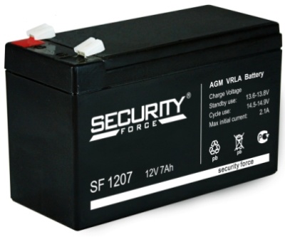 SF 1207 Security Force аккумулятор 12 В, 7 Ач