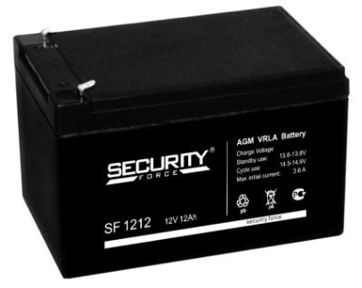 SF 1212 Security Force аккумулятор 12 В, 12 Ач