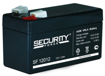 SF 12012 Security Force аккумулятор 12 В, 1,2 Ач