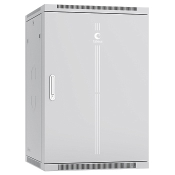 Cabeus SH-05F-18U60/60m Шкаф телекоммуникационный настенный 19" 18U 600x600x901mm (ШхГхВ) дверь металл