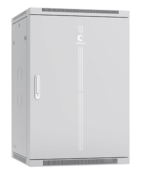 Cabeus SH-05F-18U60/45m Шкаф телекоммуникационный настенный 19" 18U 600x450x901mm (ШхГхВ) дверь металл