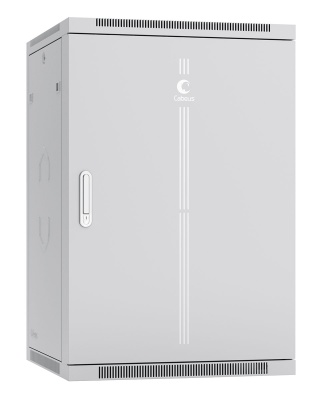 Cabeus SH-05F-18U60/45m Шкаф телекоммуникационный настенный 19" 18U 600x450x901mm (ШхГхВ) дверь металл