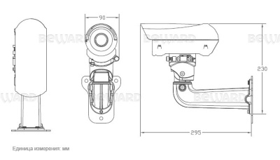 B2710RZQ Beward - Уличная IP-Видеокамера