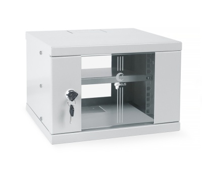 Cabeus WSC-4U Шкаф телекоммуникационный настенный 10" 4U 326x300x225mm (ШхГхВ) дверь стекло