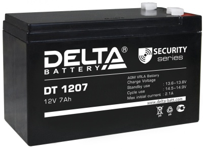 DT 1207 DELTA Аккумулятор 12 В, 7 Ач