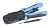 Cabeus HT-2008AR Инструмент обжимной для RJ-45 (8р8с), RJ-11/12 (6р6с, 6р4с, 6р2с), 4р4с, 4р2с, профессиональный, с храповым механизмом
