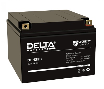 DT 1226 DELTA Аккумулятор 12 В, 26 Ач