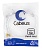 Cabeus PC-UTP-RJ45-Cat.5e-0.5m-WH Патч-корд U/UTP, категория 5е, 2xRJ45/8p8c, неэкранированный, белый, PVC, 0.5м