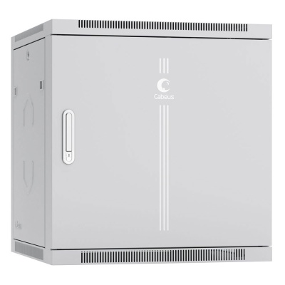 Cabeus SH-05F-12U60/60m Шкаф телекоммуникационный настенный 19" 12U 600x600x635mm (ШхГхВ) дверь металл