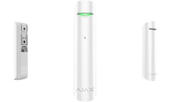 Ajax GlassProtect Беспроводной датчик разбития стекла (Белый)