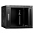 Cabeus SH-05F-9U60/45-BK Шкаф телекоммуникационный настенный 19" 9U 600x450x501mm (ШхГхВ) дверь стекло, цвет черный (RAL 9004)